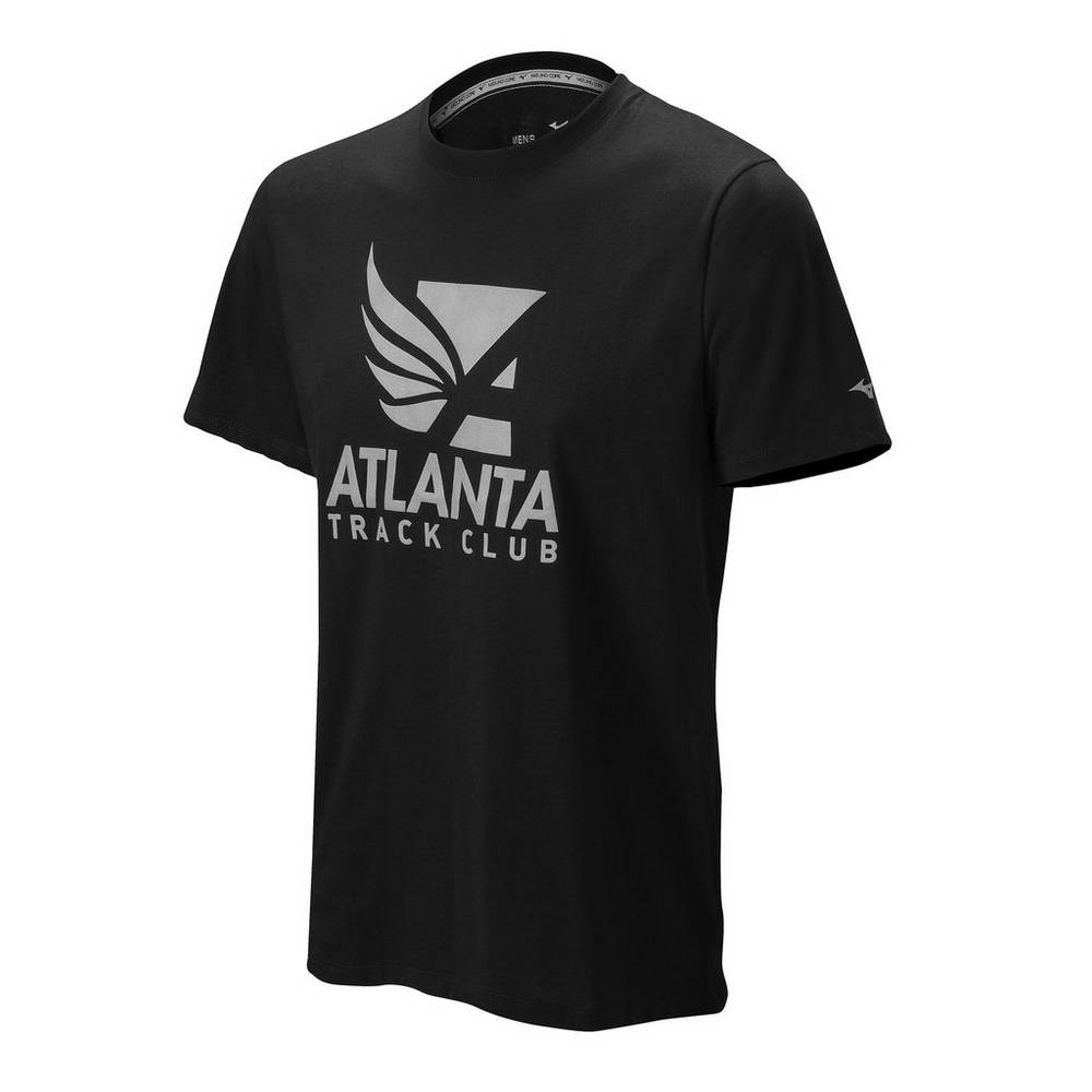 Mizuno Men's Atlanta Track Club 50/50 T-Shirts Black (450027-EFM)